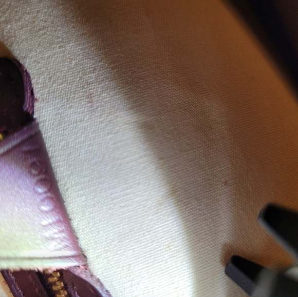 $425EMT Authentic Monogram Mini Lin Alma Haut Tall Domed Satchel Handbag++ - Picture 4 of 12